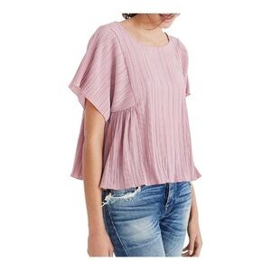 Madewell Texture & Thread Micropleat Top